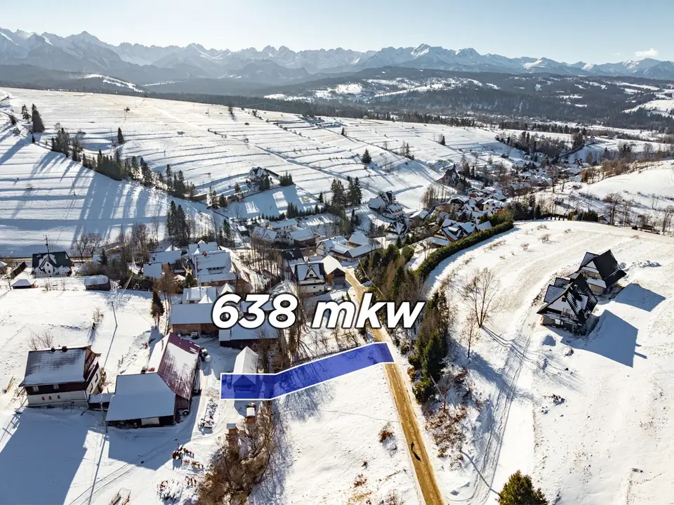 Działka rolna 638 m², Rzepiska