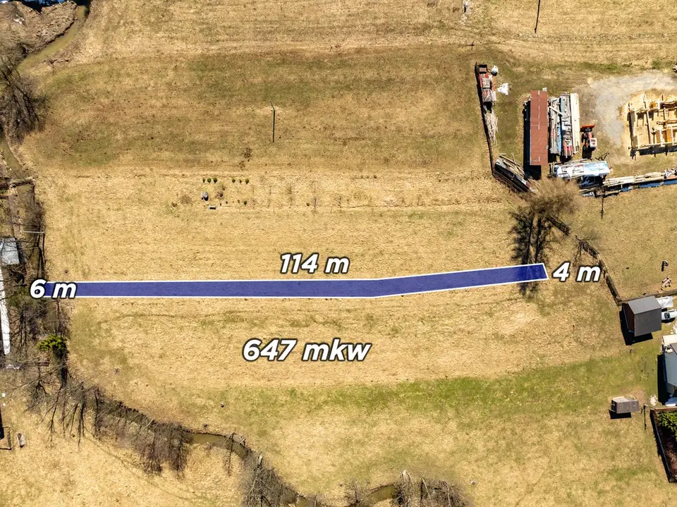 Działka budowlana 647 m², Chochołów