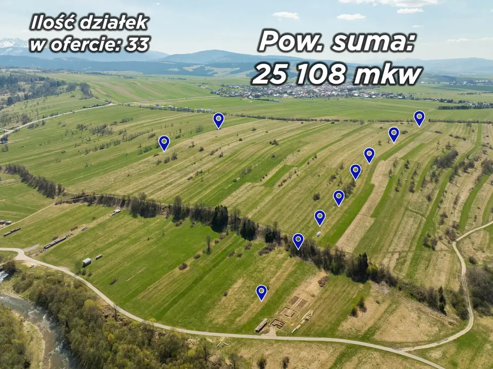 Działka rolna 2,51 ha, Chochołów