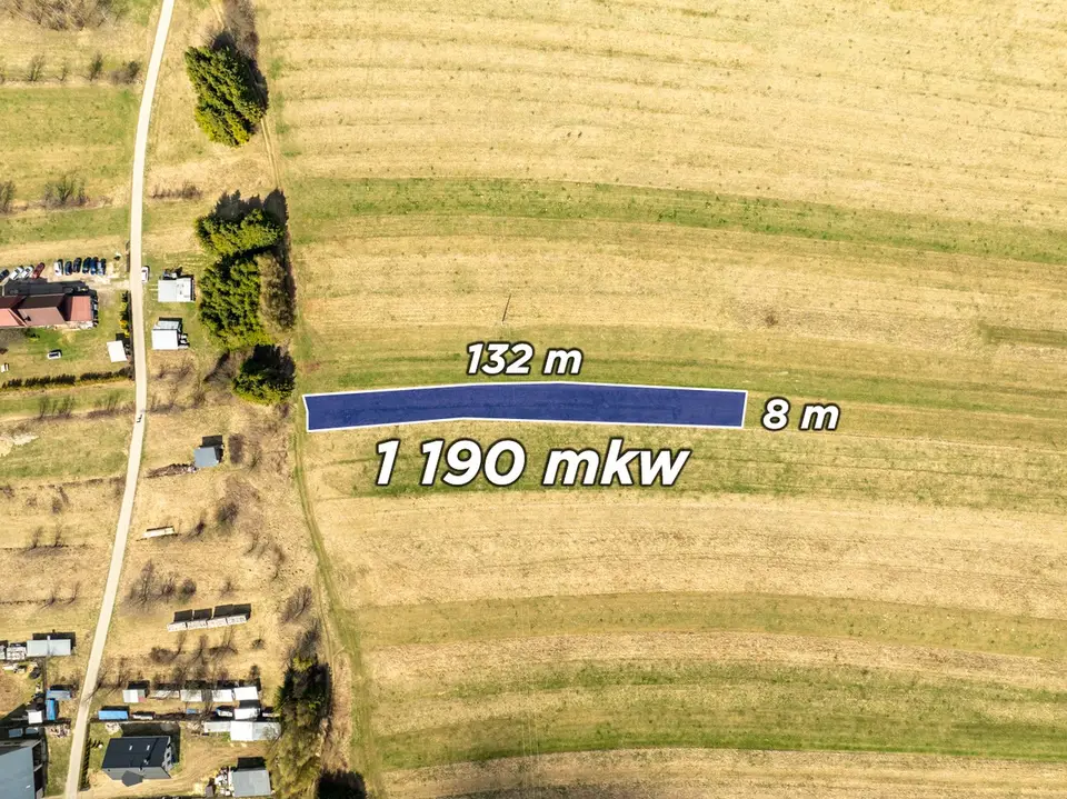 Działka rolna 1 190 m², Chochołów