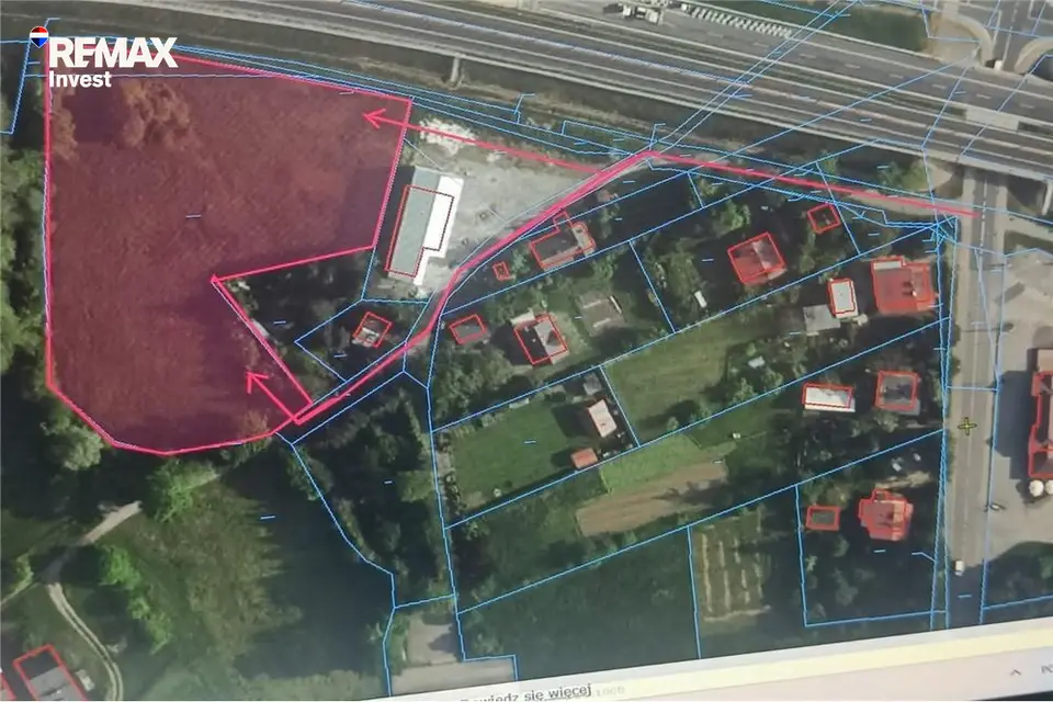 Działka inwestycyjna 6 322 m², Skoczów