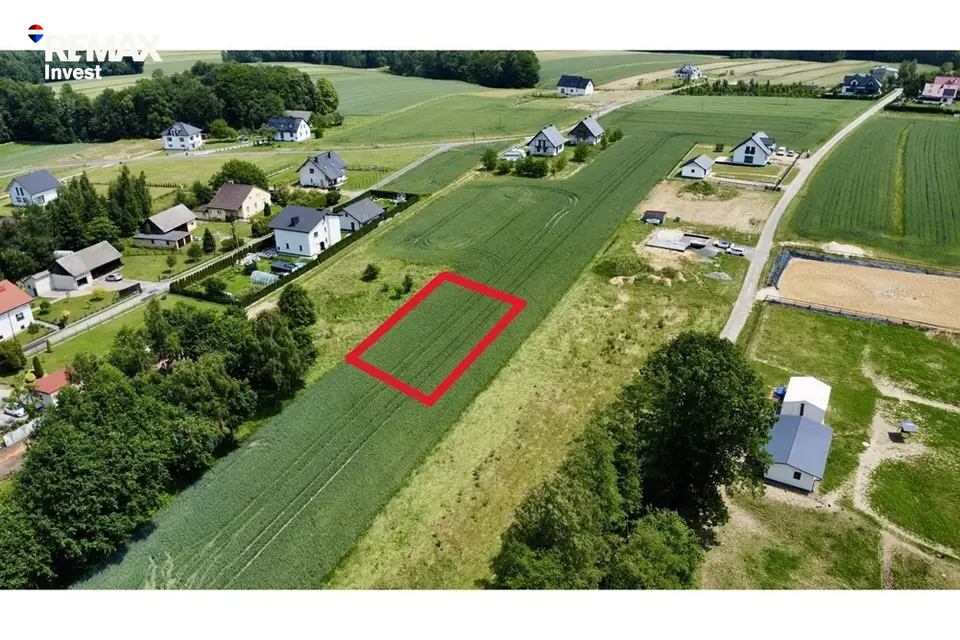 Działka budowlana 702 m², Witkowice