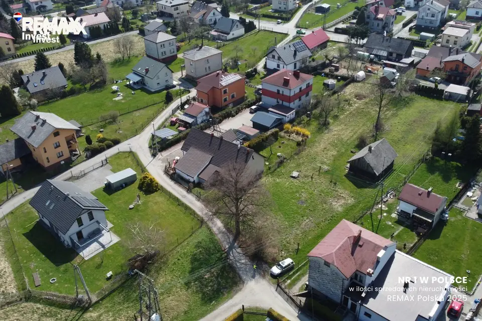 Działka budowlana 1 096 m², Rybarzowice