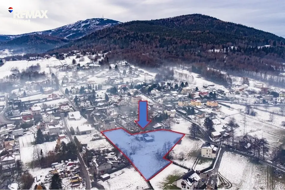 Działka budowlana 4 586 m², Buczkowice