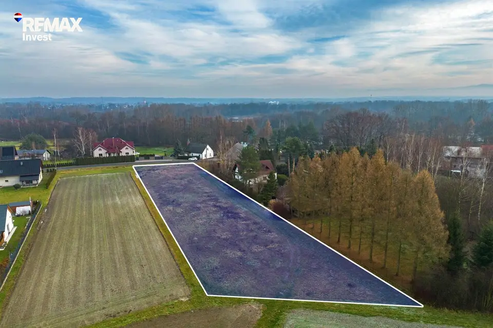 Działka budowlana 3 563 m², Hecznarowice