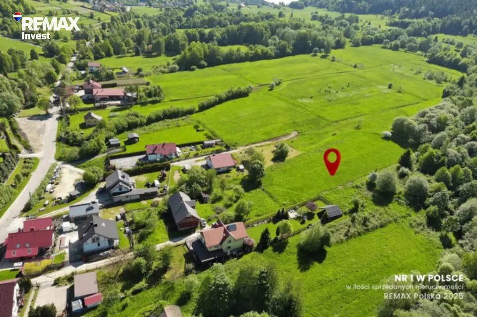 Działka budowlana 1 642 m², Kocoń