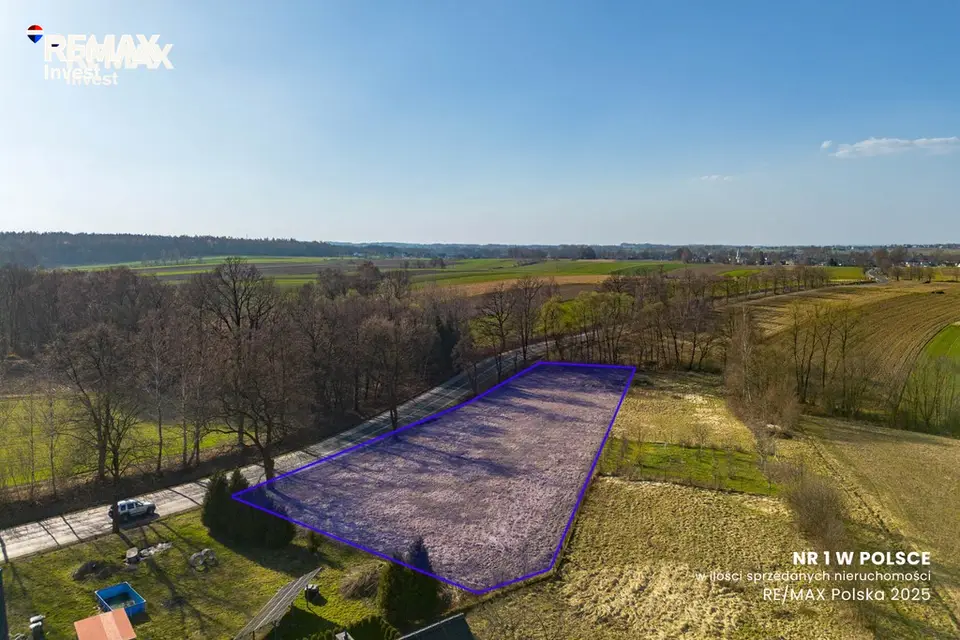 Działka inwestycyjna 4 081 m², Hecznarowice
