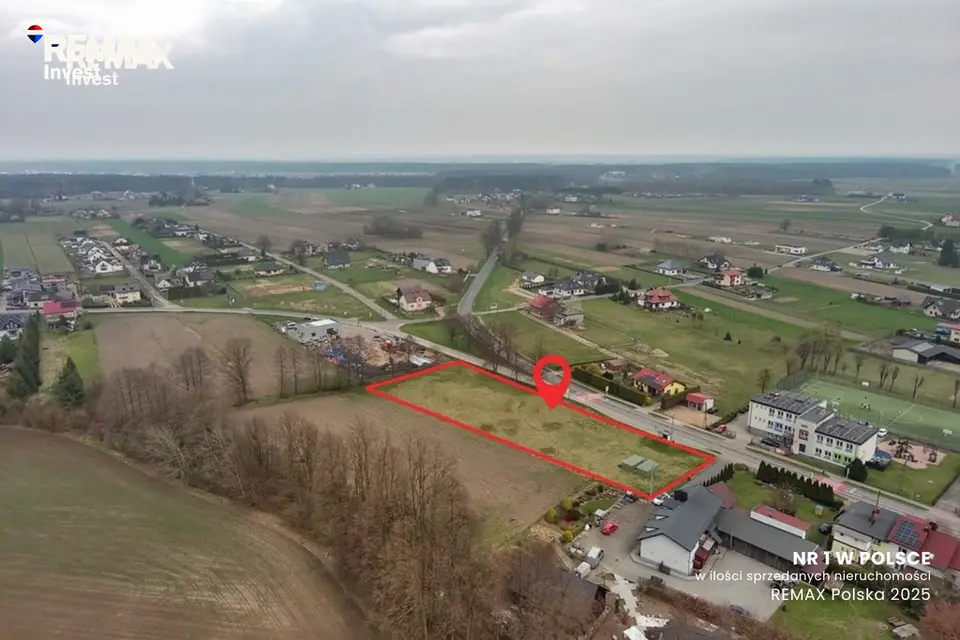 Działka budowlana 3 743 m², Międzyrzecze