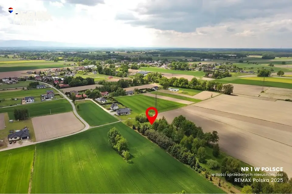 Działka budowlana 3 270 m², Miedźna