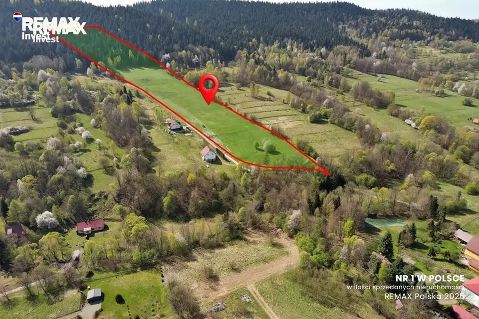 Działka budowlana 4,68 ha, Las