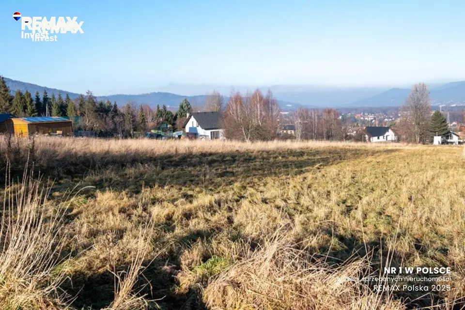 Działka budowlana 3 986 m², Buczkowice