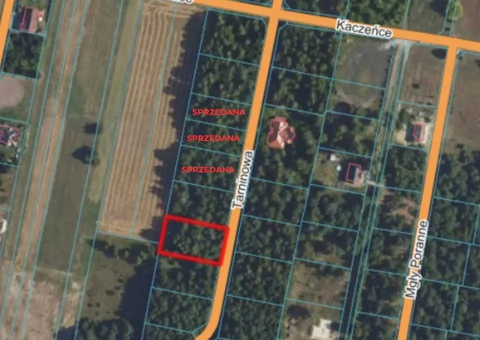 Działka budowlana 1 437 m², Kuklówka Radziejowicka