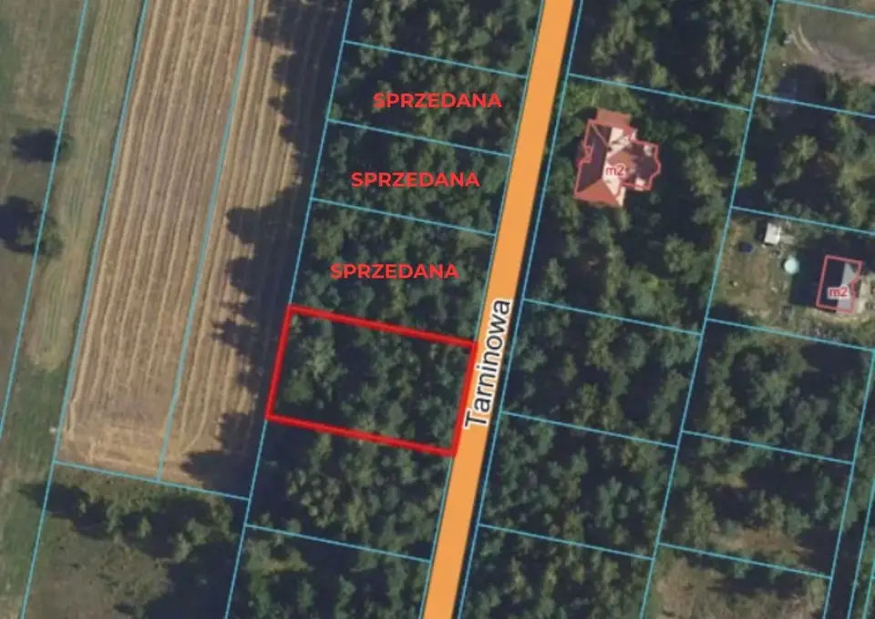 Działka budowlana 1 434 m², Kuklówka Radziejowicka