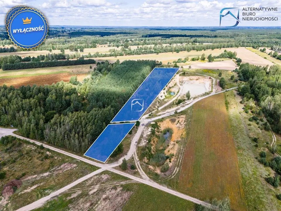 Działka inwestycyjna 1,41 ha, Majdan Sobolewski