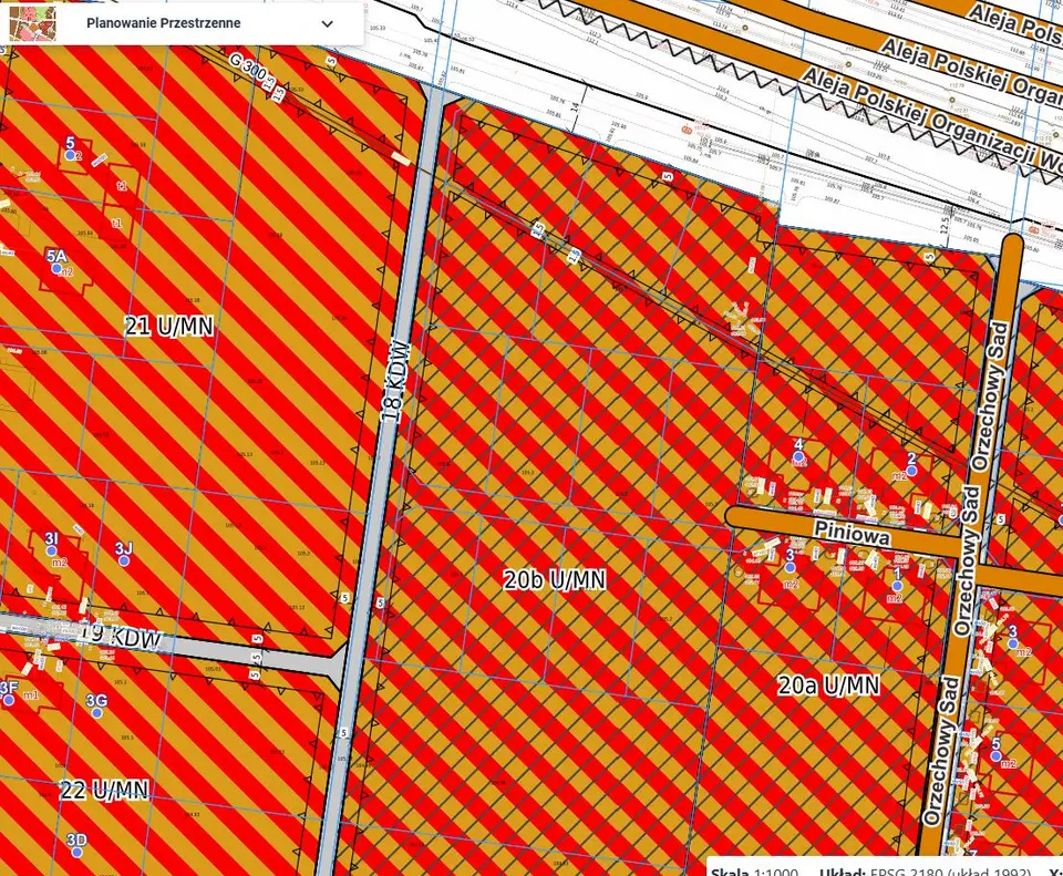 Działka budowlana 1,43 ha, Opacz-Kolonia
