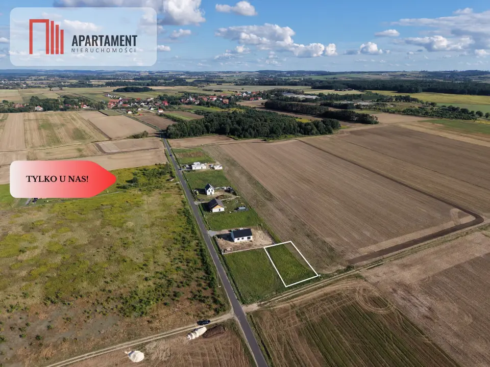 Działka budowlana 1 000 m², Pawłów Trzebnicki