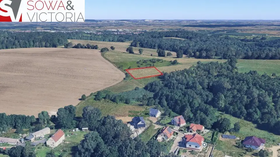 Działka budowlana 3 069 m², Wałbrzych, Lubiechów