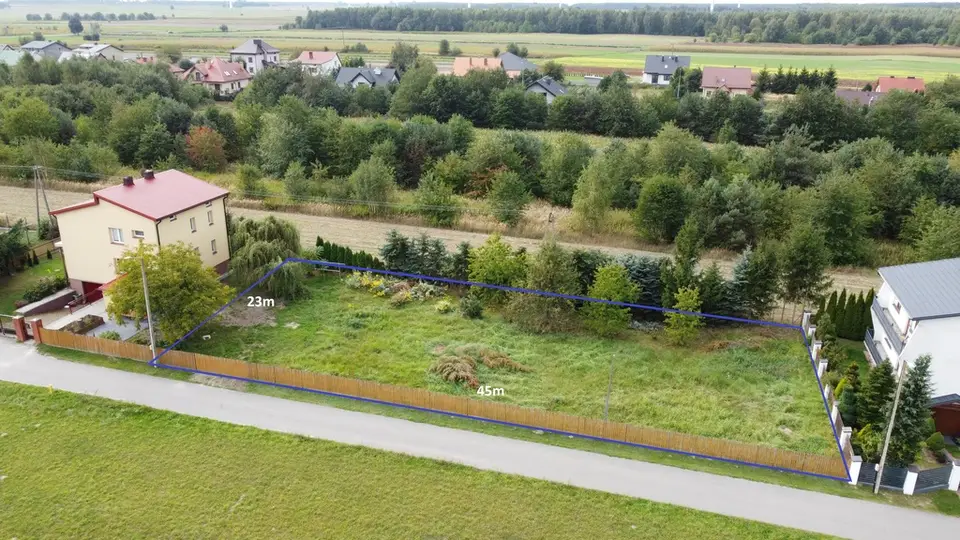 Działka budowlana 1 000 m², Michów