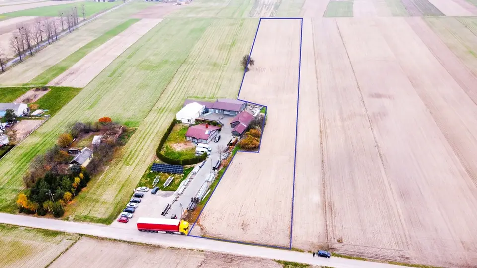 Działka budowlana i rolna 1,82 ha, Wola Przybysławska