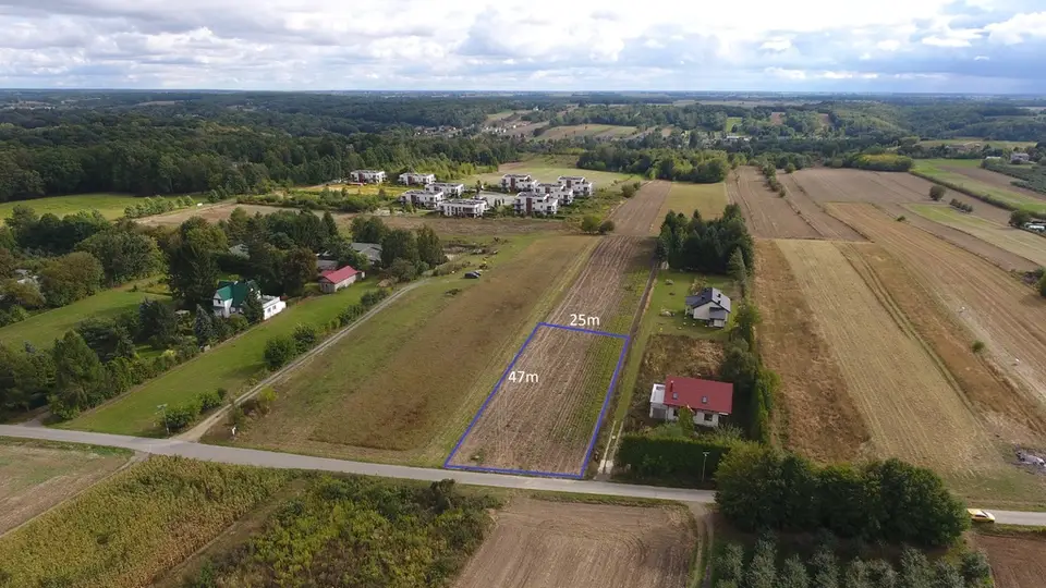 Działka budowlana 1 680 m², Nałęczów