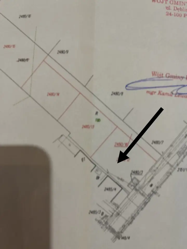 Działka budowlana 851 m², Gołąb