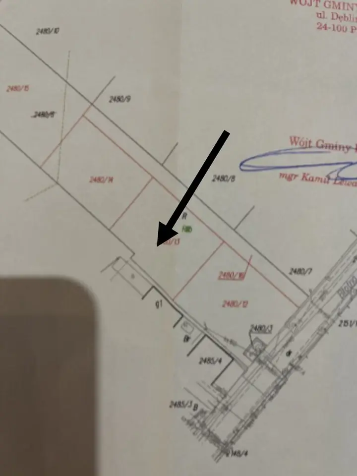 Działka budowlana i inwestycyjna 831 m², Gołąb