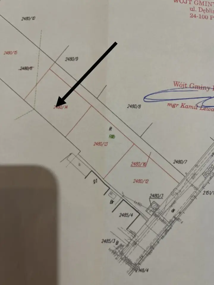 Działka budowlana i inwestycyjna 801 m², Gołąb
