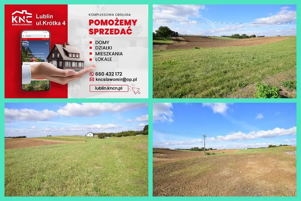 Działka budowlana 1 000 m², Uniszowice