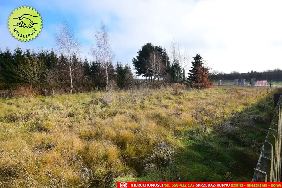 Działka budowlana 1 367 m², Motycz