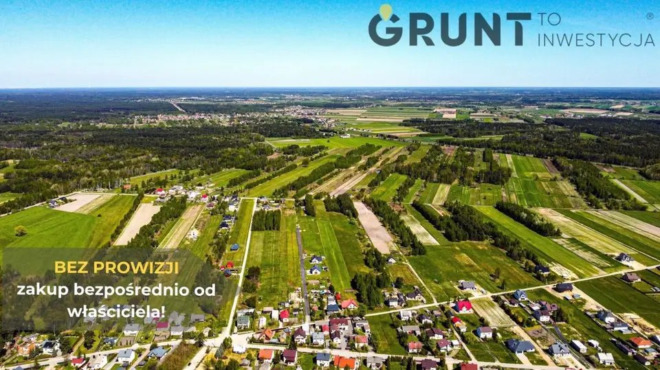 Działka budowlana 560 m², Osieck