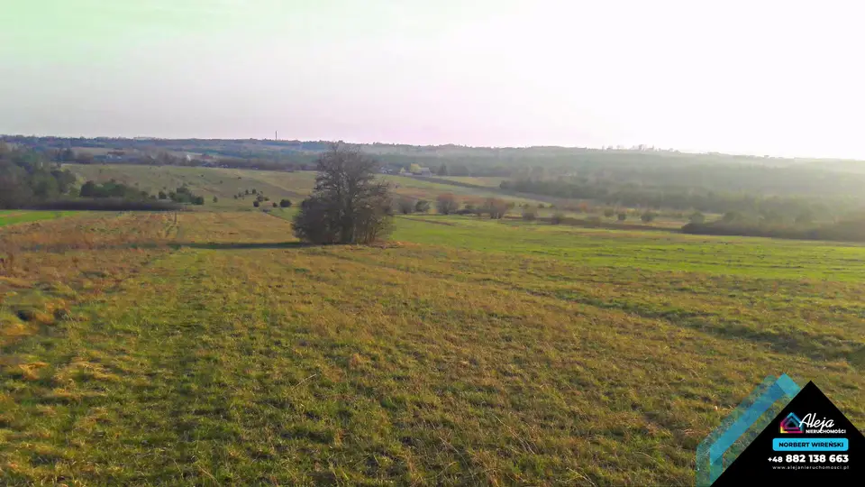 Działka budowlana 6 290 m², Biskupice