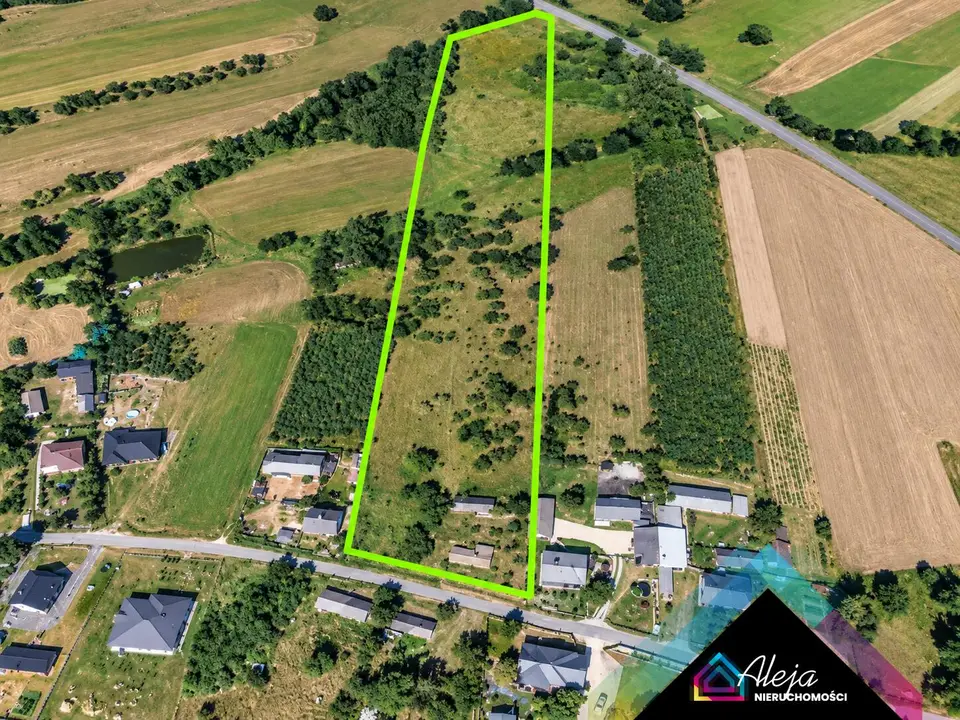 Działka budowlana i rolna 1,73 ha, Garnek