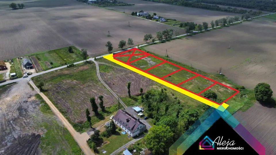 Działka budowlana 762 m², Lubojenka