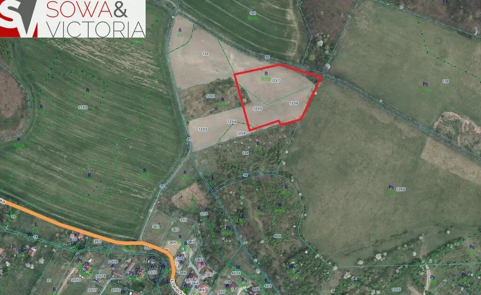 Działka rolna 1,52 ha, Wałbrzych, Lubiechów