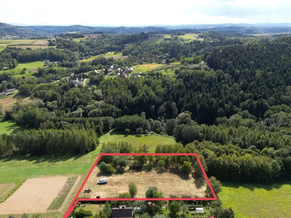 Działka budowlana 4 632 m², Tuchów