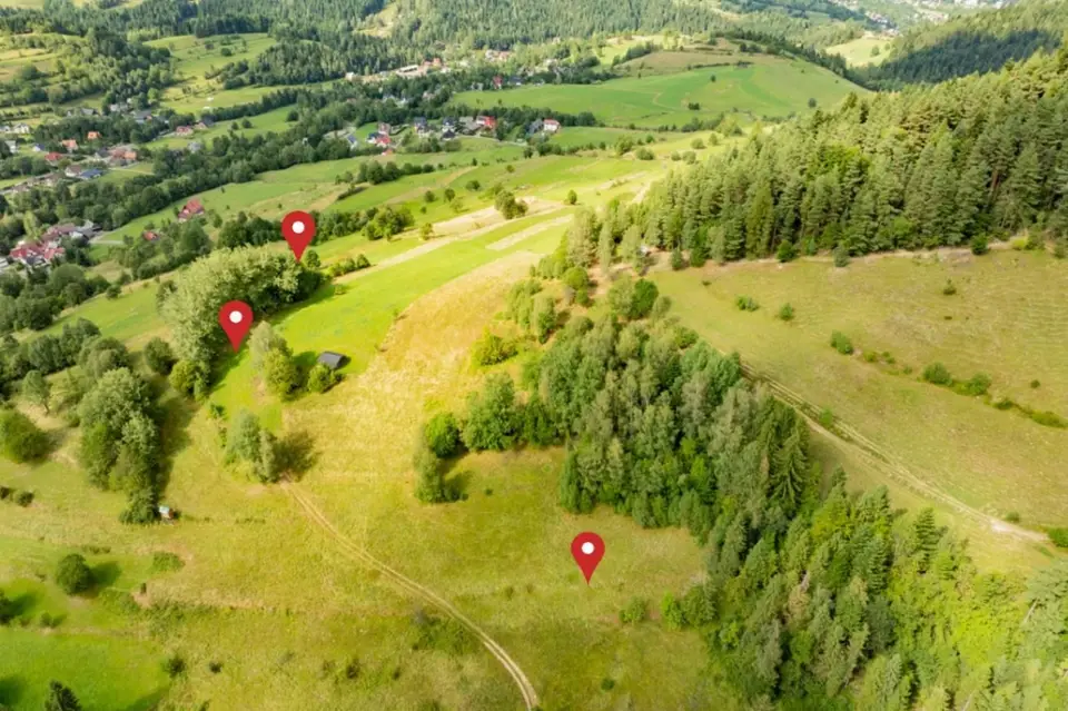 Działka rolna 6 100 m², Poręba Wielka