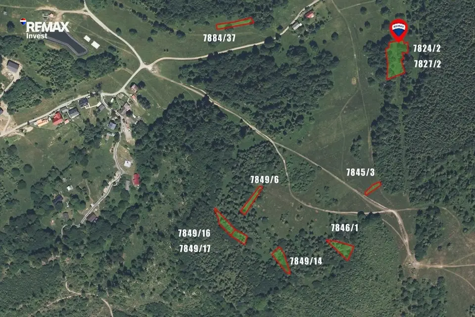 Działka rekreacyjna 4 914 m², Zwardoń