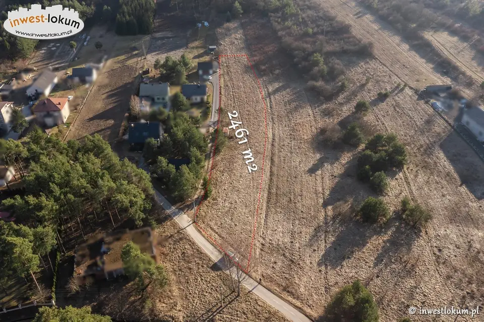 Działka budowlana 2 461 m², Kolbark