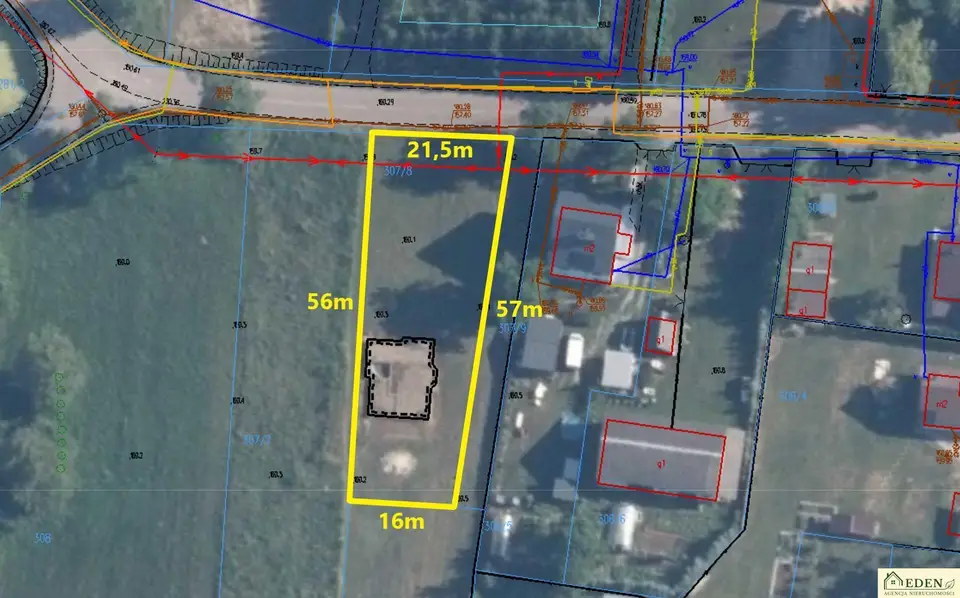 Działka budowlana 1 059 m², Role