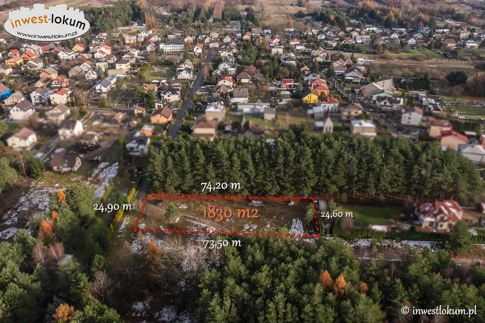 Działka budowlana 1 830 m², Olkusz