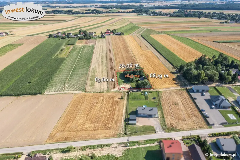 Działka budowlana 2 645 m², Buk