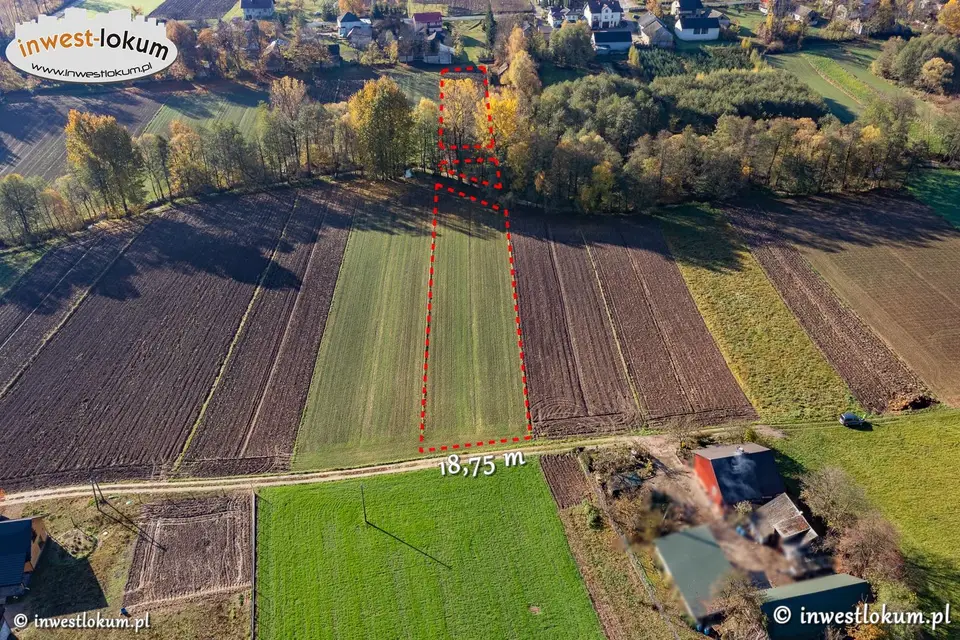 Działka rolna 4 809 m², Imbramowice