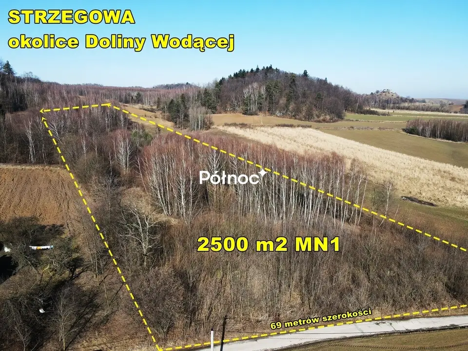 Działka budowlana 1,88 ha, Strzegowa