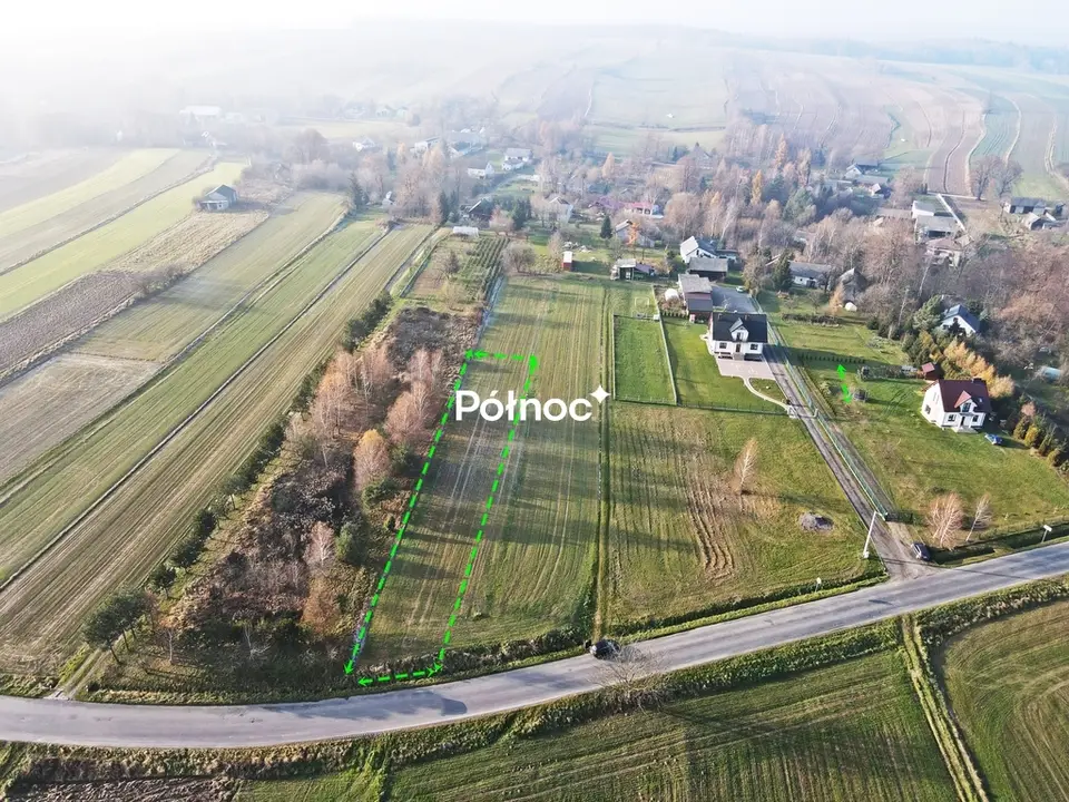 Działka budowlana i rolna 2 131 m², Poręba Dzierżna