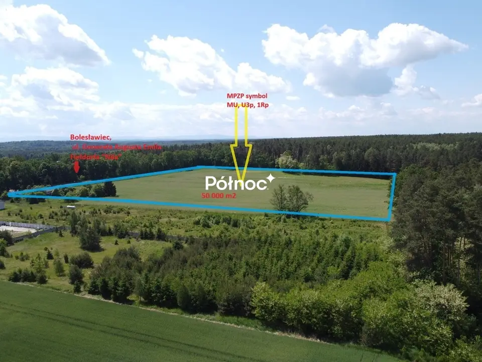 Działka inwestycyjna 5 ha, Bolesławiec