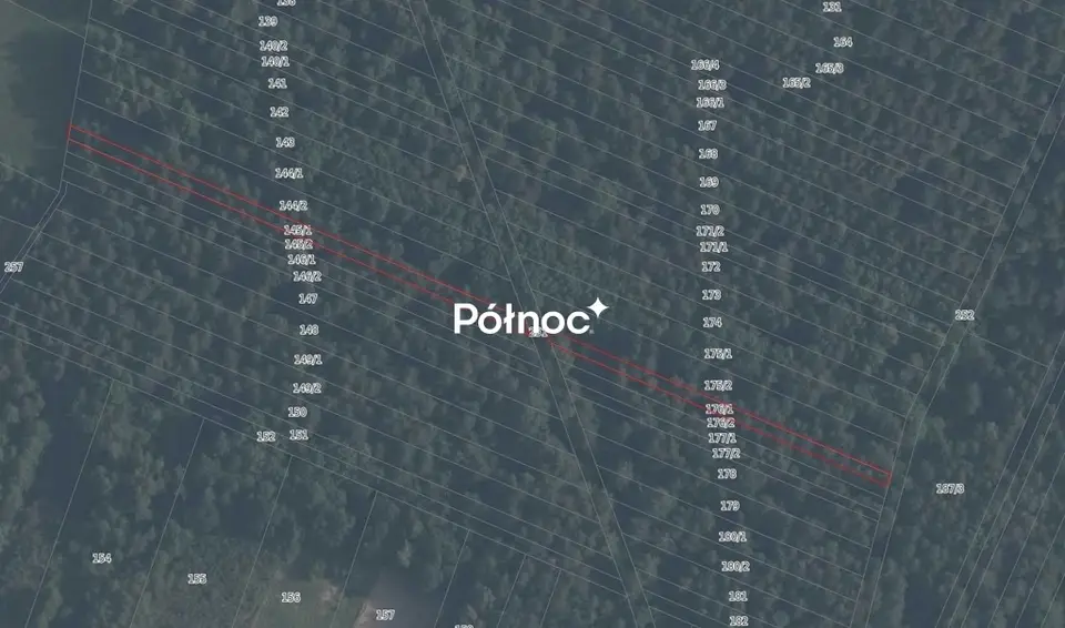 Działka leśna 1 124 m², Domaniewice