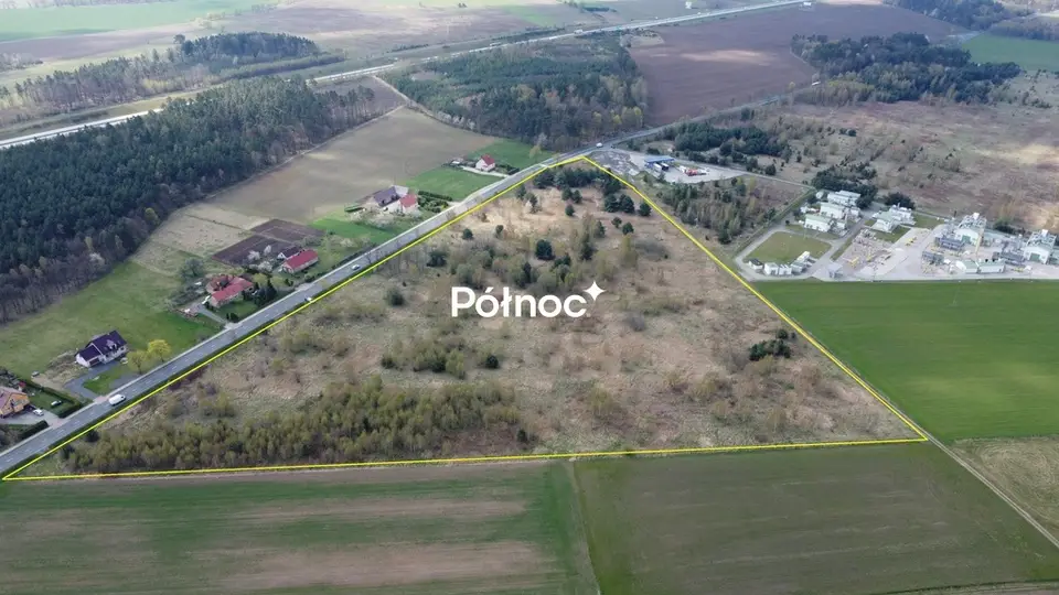 Działka inwestycyjna 5,93 ha, Wykroty
