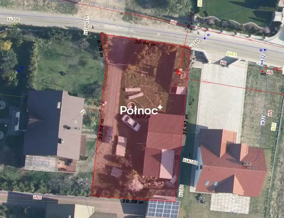 Działka budowlana 700 m², Olkusz