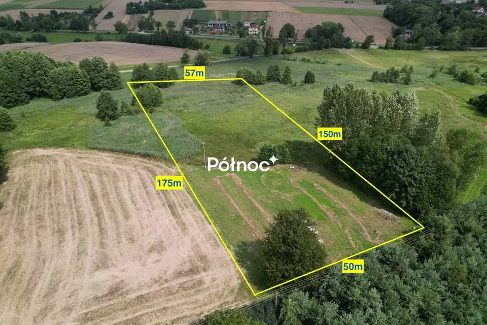 Działka budowlana i rolna 8 500 m², Ostrówek