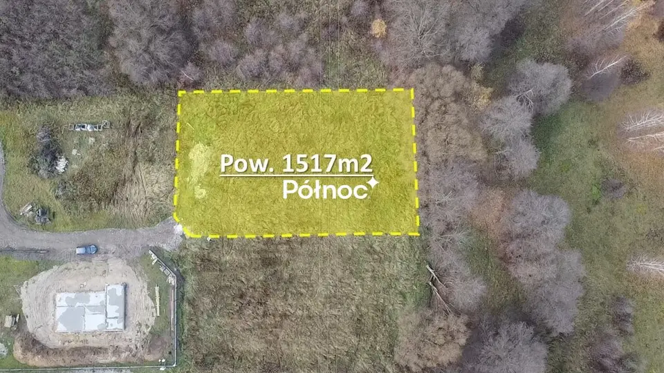 Działka budowlana i inwestycyjna 1 517 m², Duczki
